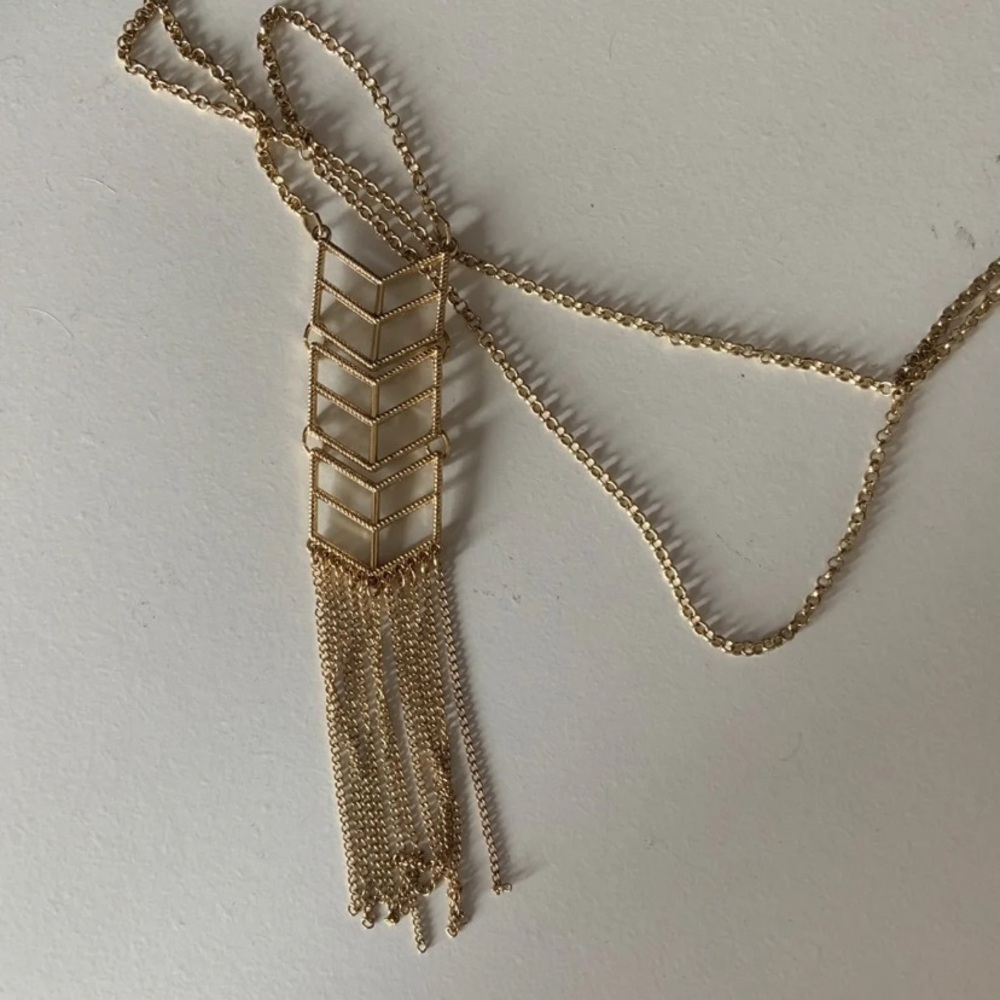 Gold Long Necklace